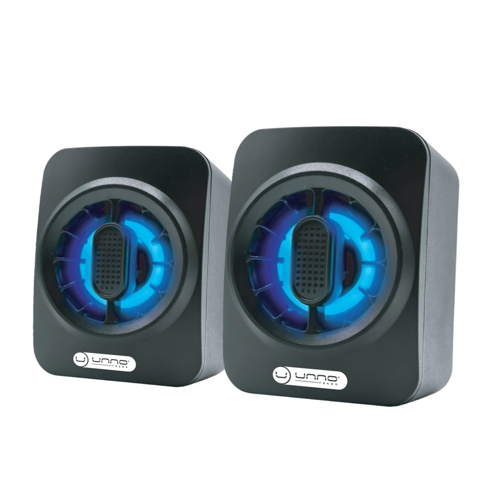 Unno Techno Desktop USB Speaker SP9025BK