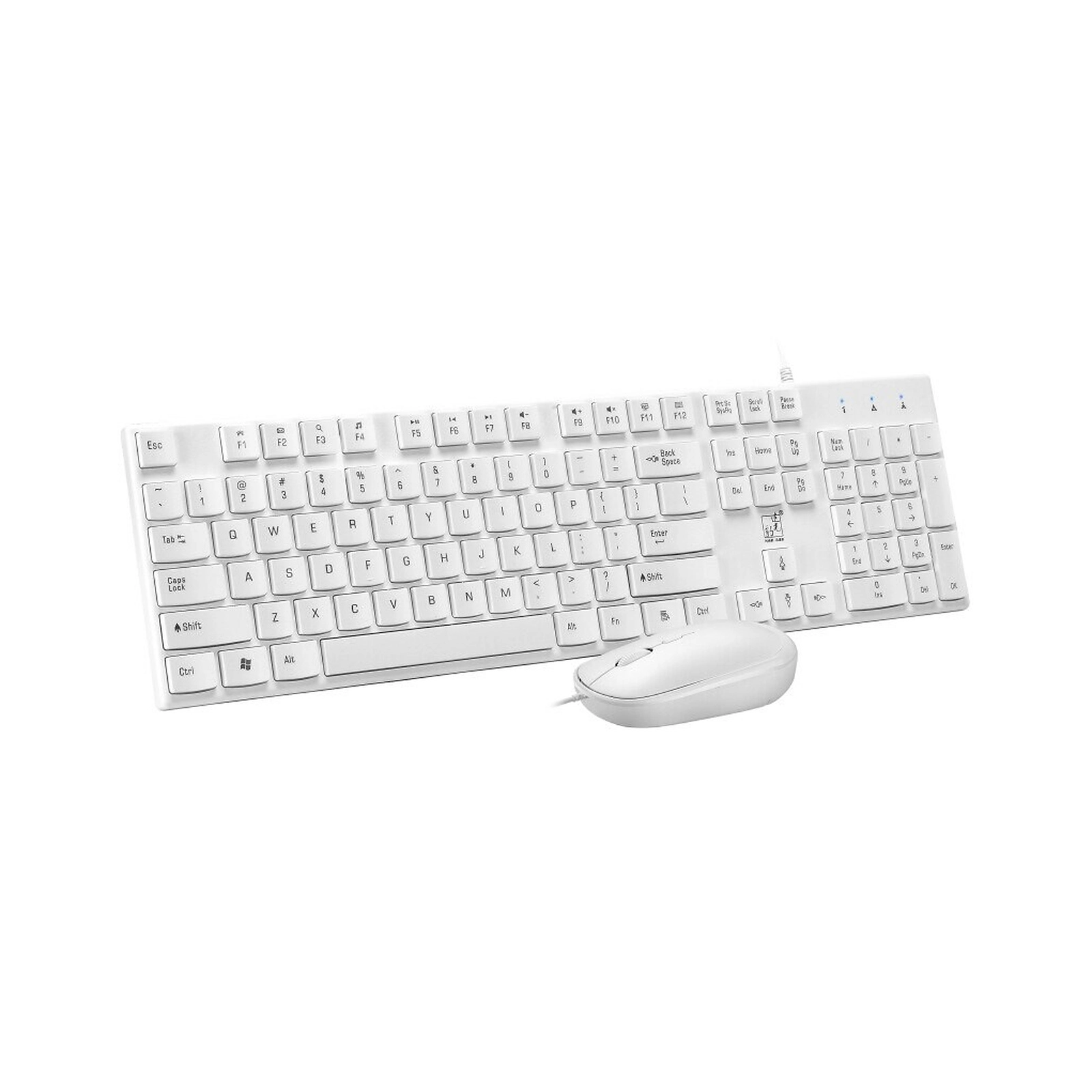 Unno Klass USB Wired Keyboard + Mouse Combo KB6726BK