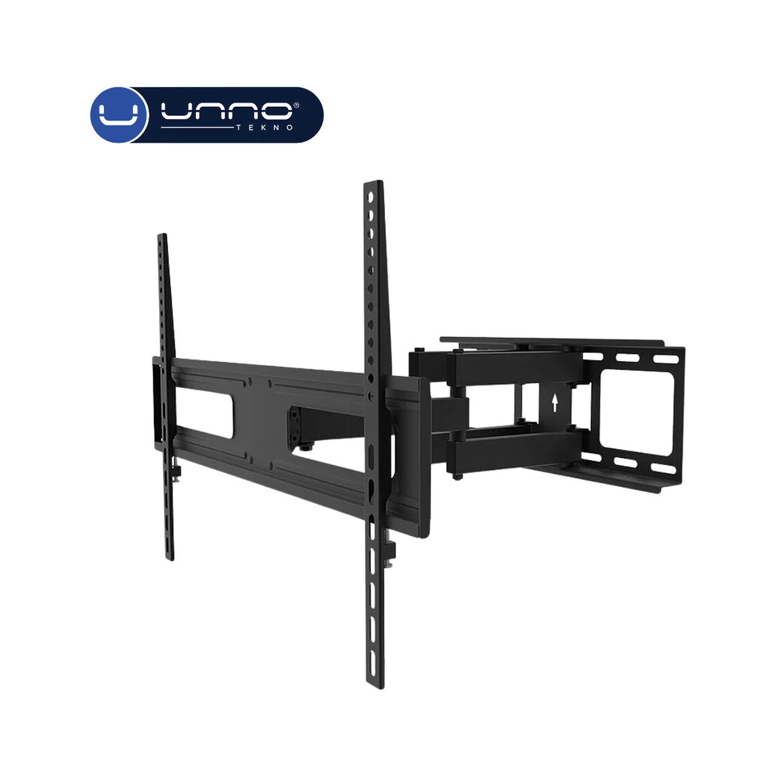 Unno 70" Full Motion Double Arm Flat TV Wall Mount TM8077BK