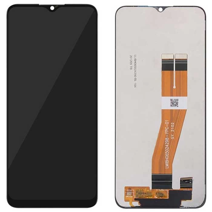 LCD Sam A02s/ M02s Large size ORI black single sim