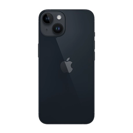 glass back iphone 14 BLACK