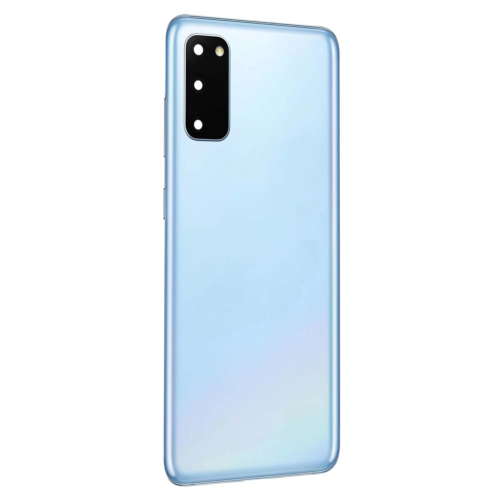 glass back sam s20 SKY BLUE