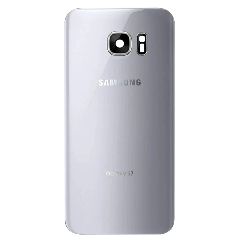 glass back sam s7 SILVER