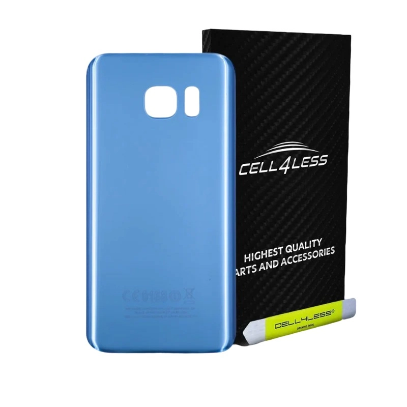 glass back sam s7 BLUE