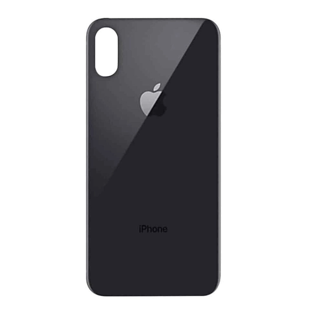 glass back iphone xs max BLACK