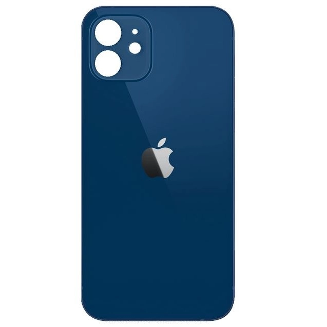 glass back iphone 12 BLUE
