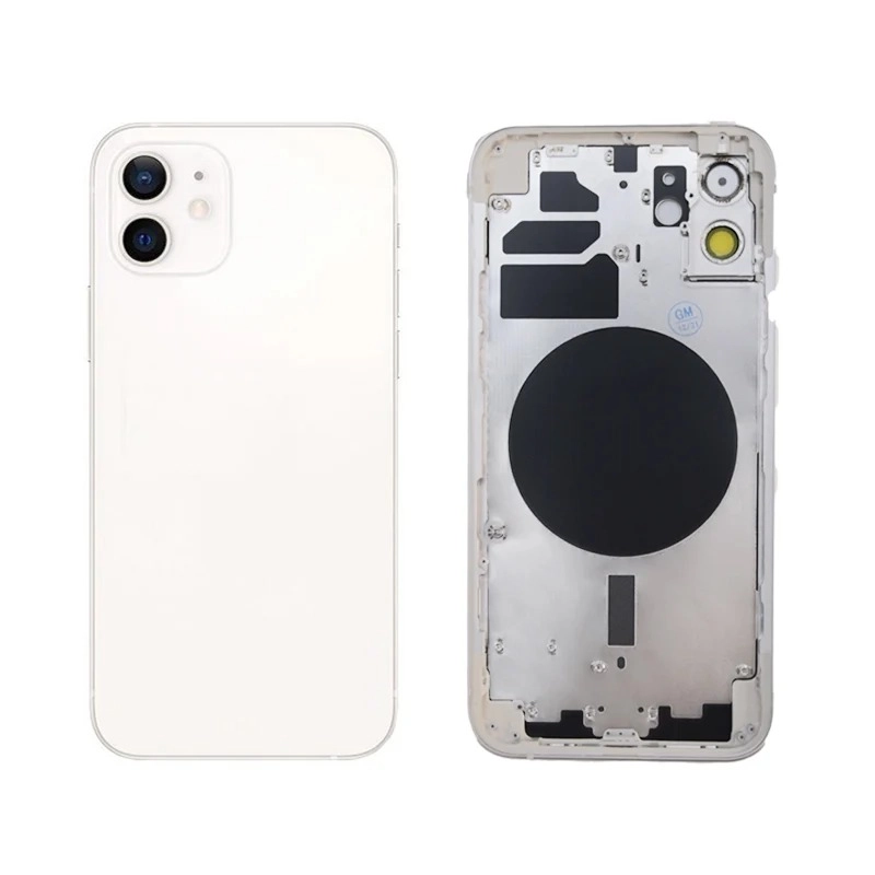 glass back iphone 12 WHITE