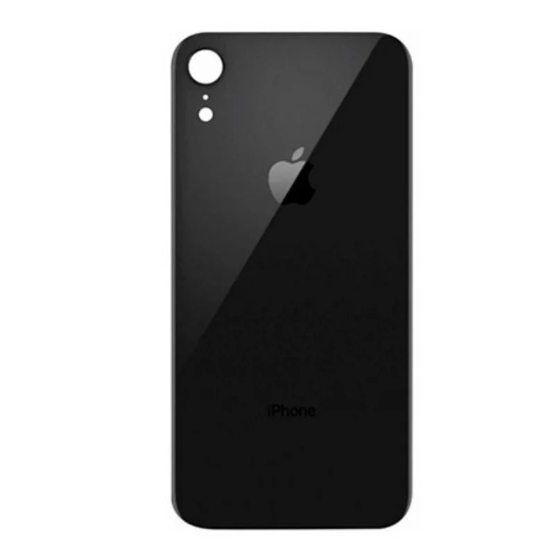 glass back iphone xr BLACK