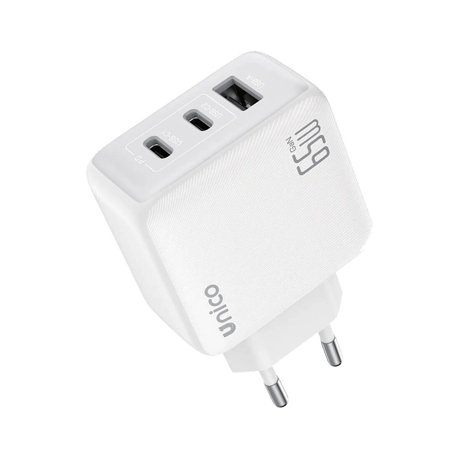 Unno All In One USB-C 65W with PD Fast Charge PW5293BK