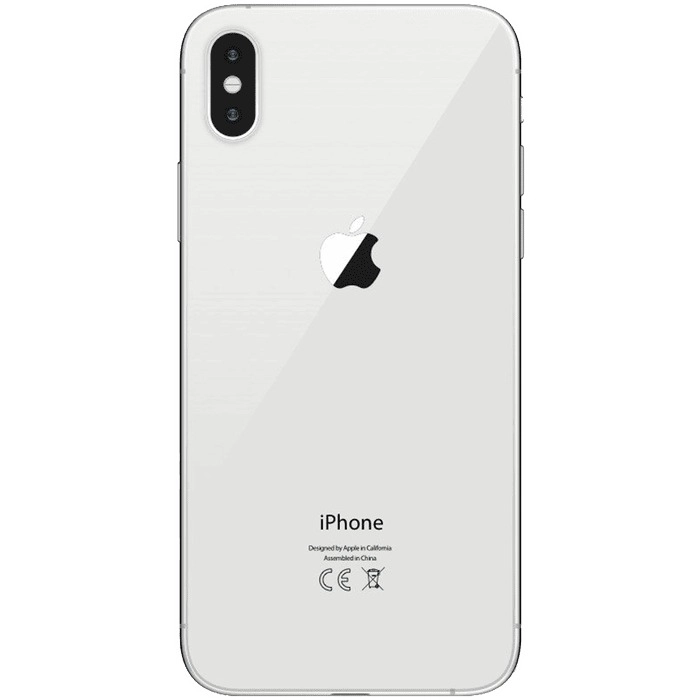 glass back iphone xs White