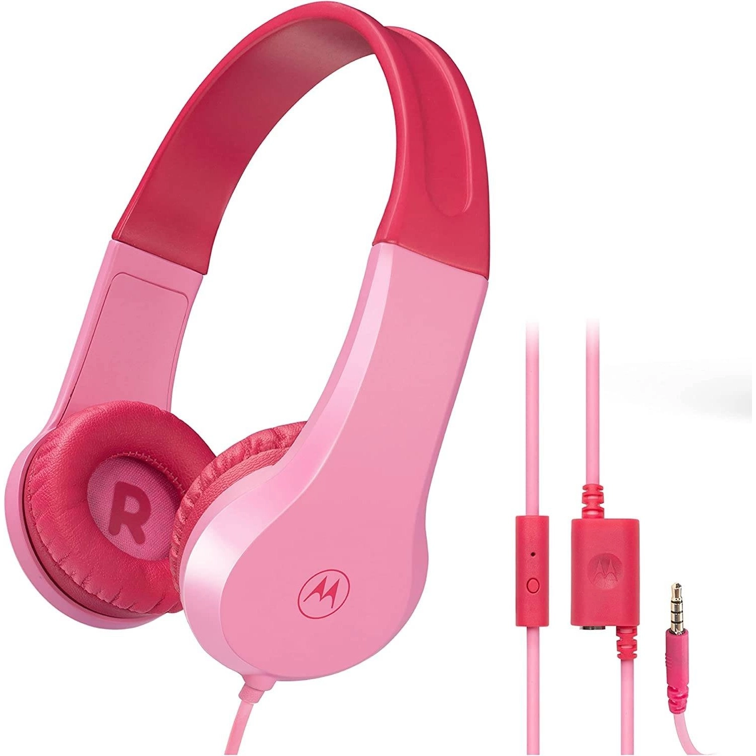 Motorola Headset Moto JR200 Kids Wired Headphones Pink