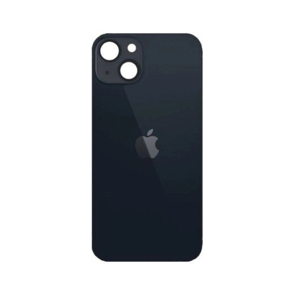 glass back iphone 13 Black