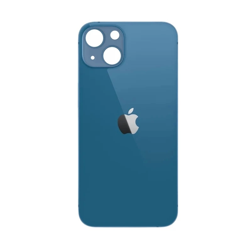 glass back iphone 13 Blue