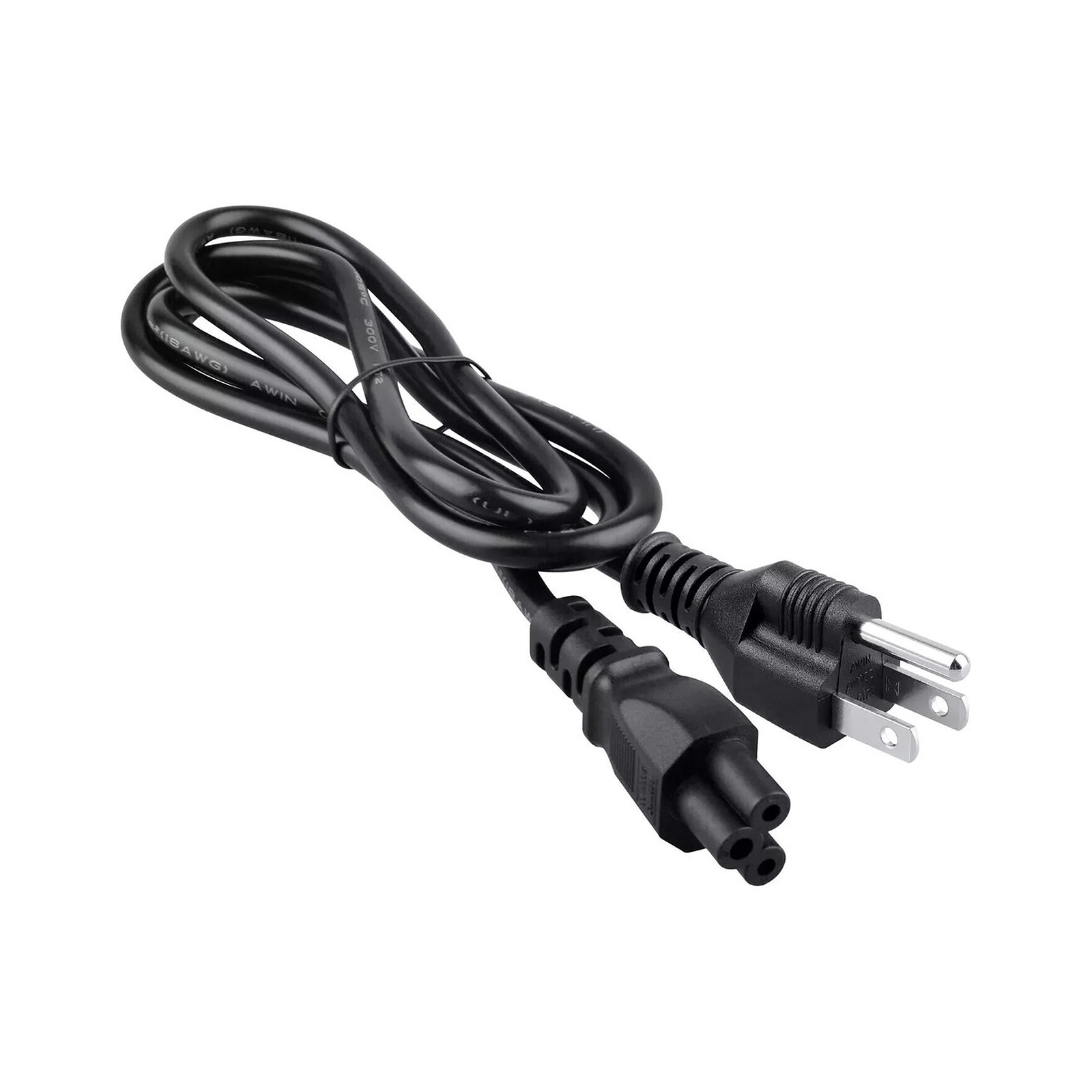 Unno AC Power Cable 3-prong 1.5m / 5ft - CB4001BK