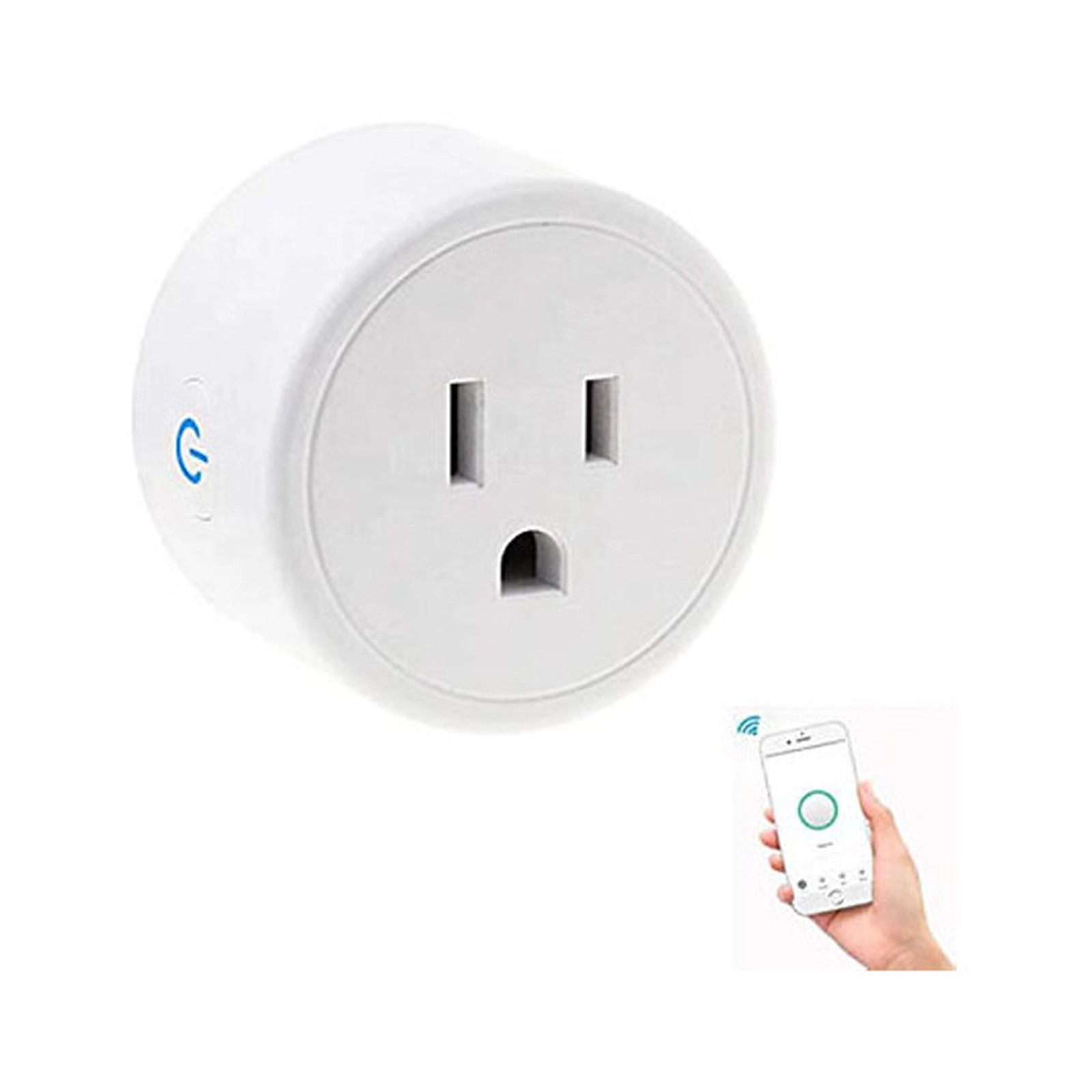 Unno Smart Single Plug White - PW5301WT