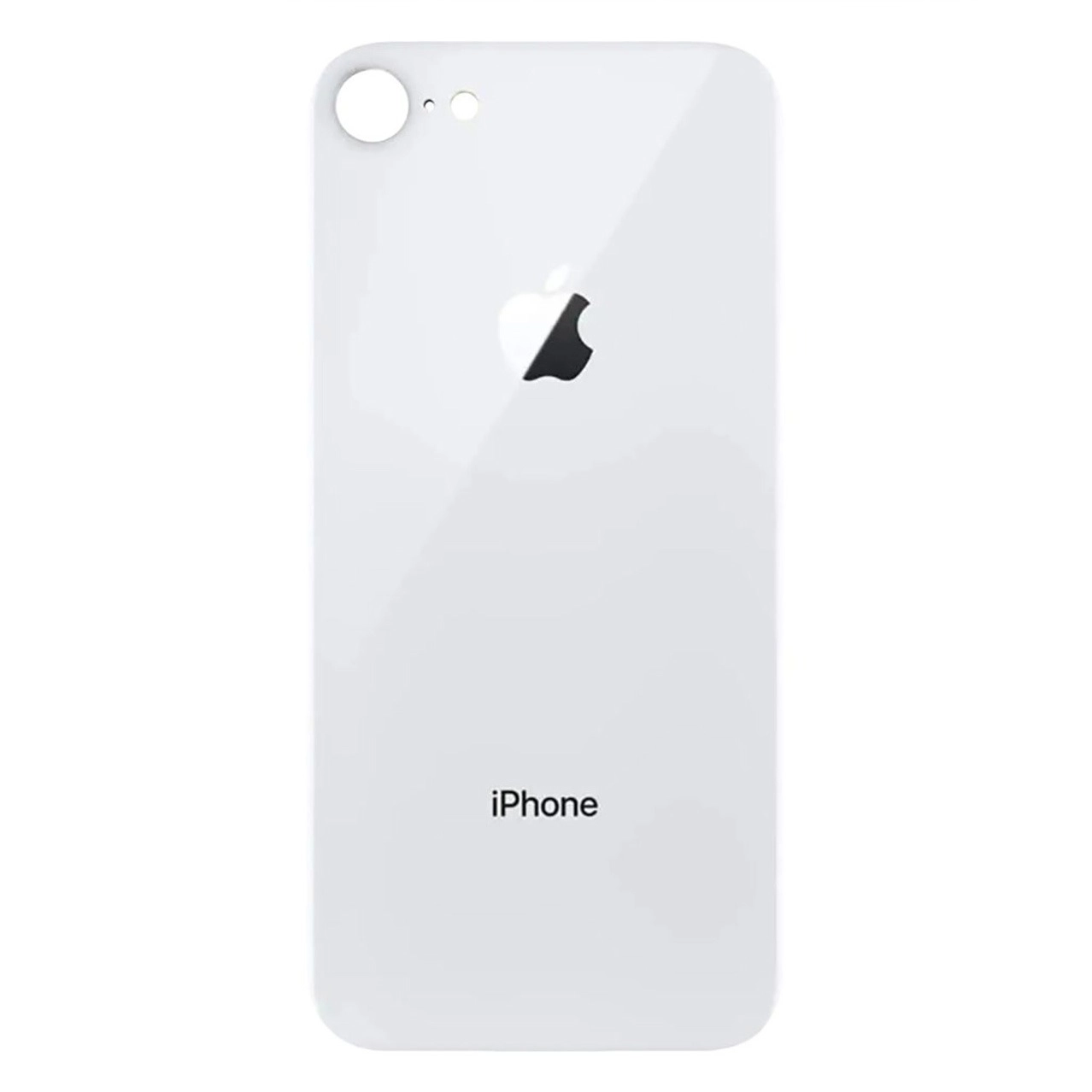 glass back iphone 8 White