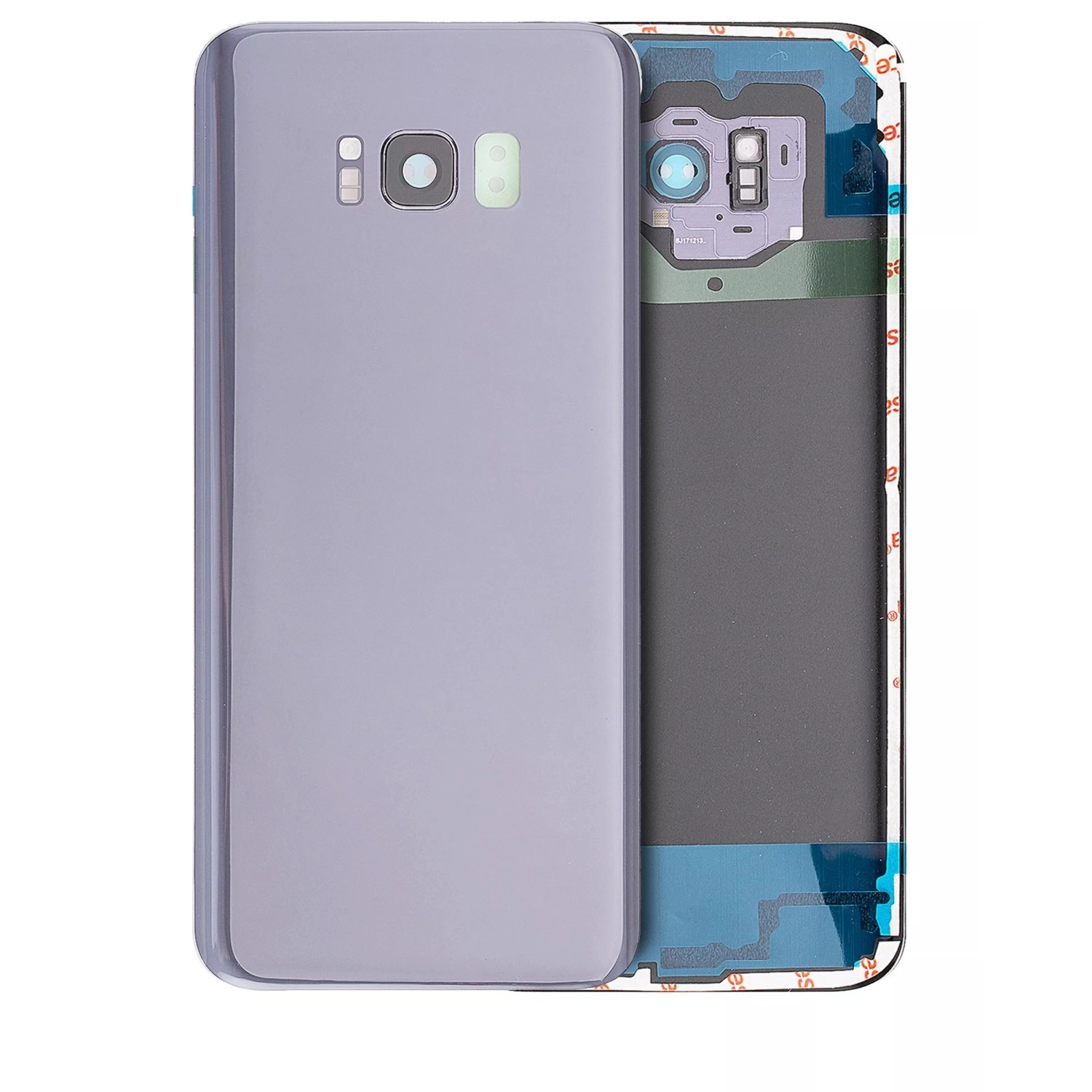 glass back sam s8+ Orchid Gray