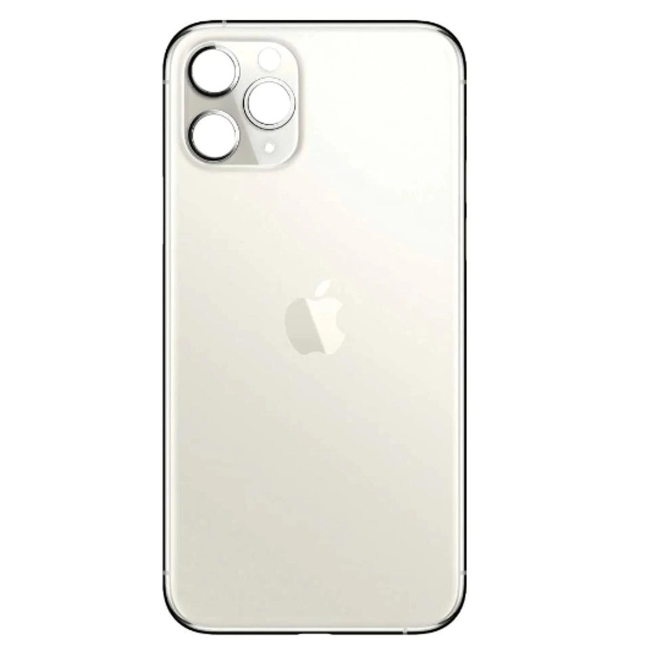 glass back iphone 11 pro max White