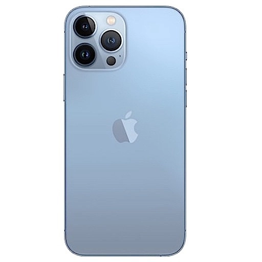 glass back iphone 13 Pro Blue