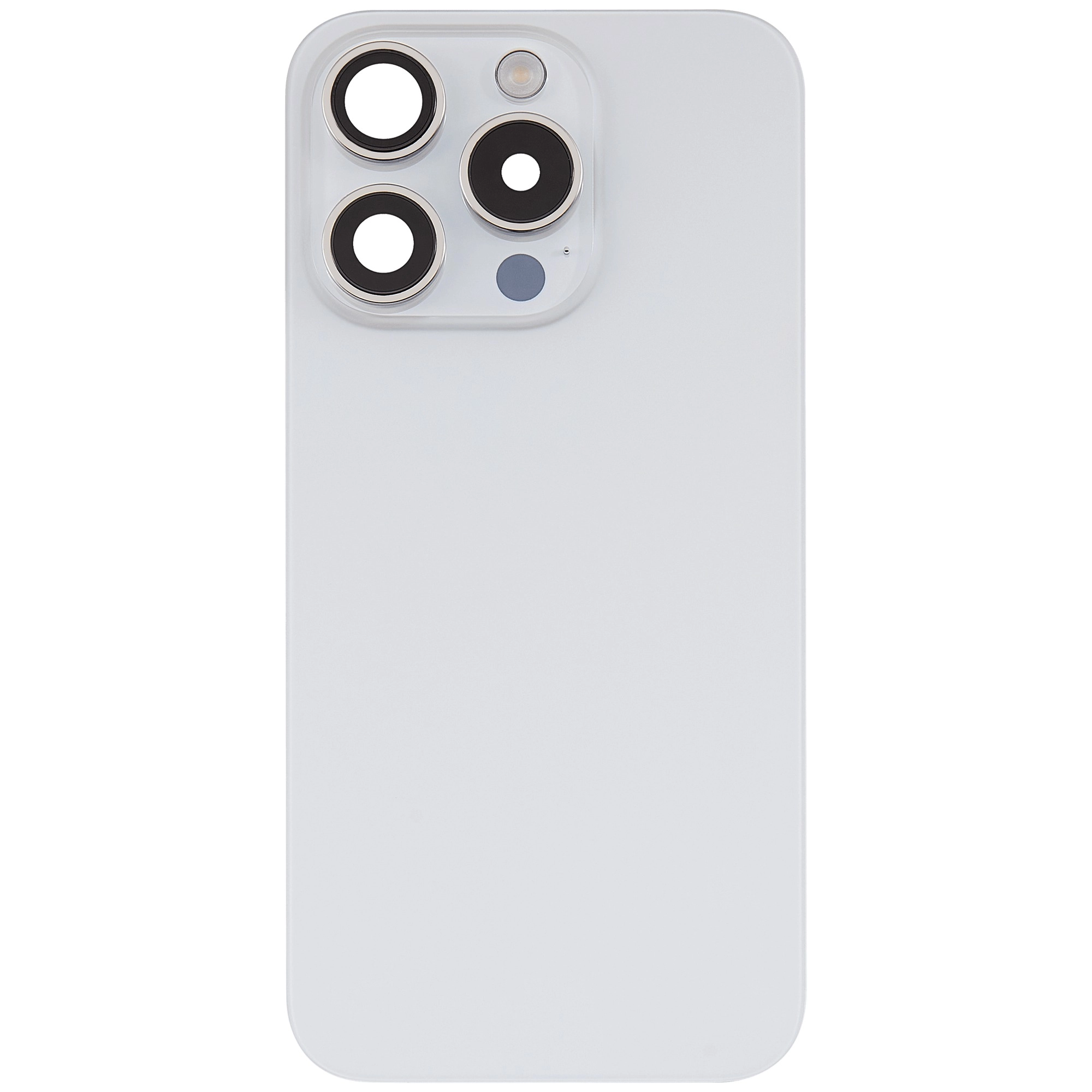 glass back iphone 15 Pro White