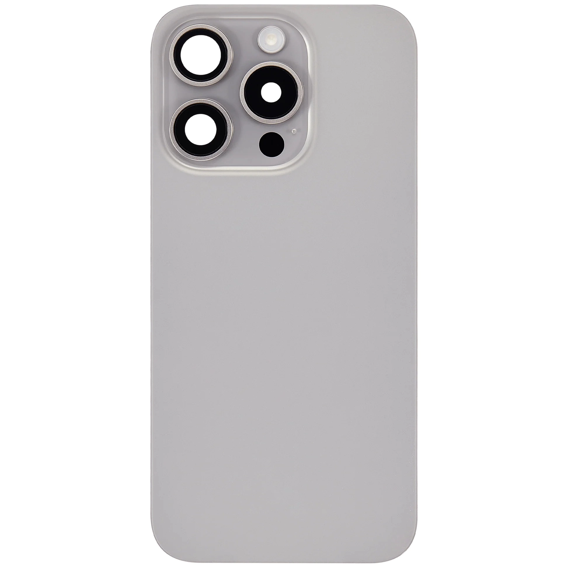 glass back iphone 15 Pro Light Gray