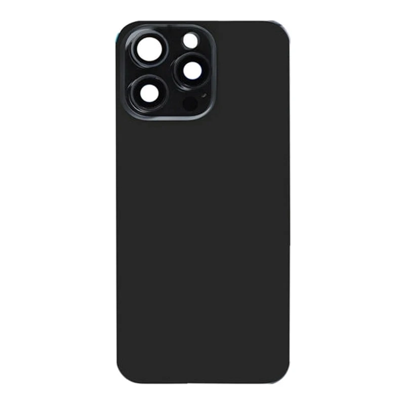 glass back iphone 15 Pro Max Black