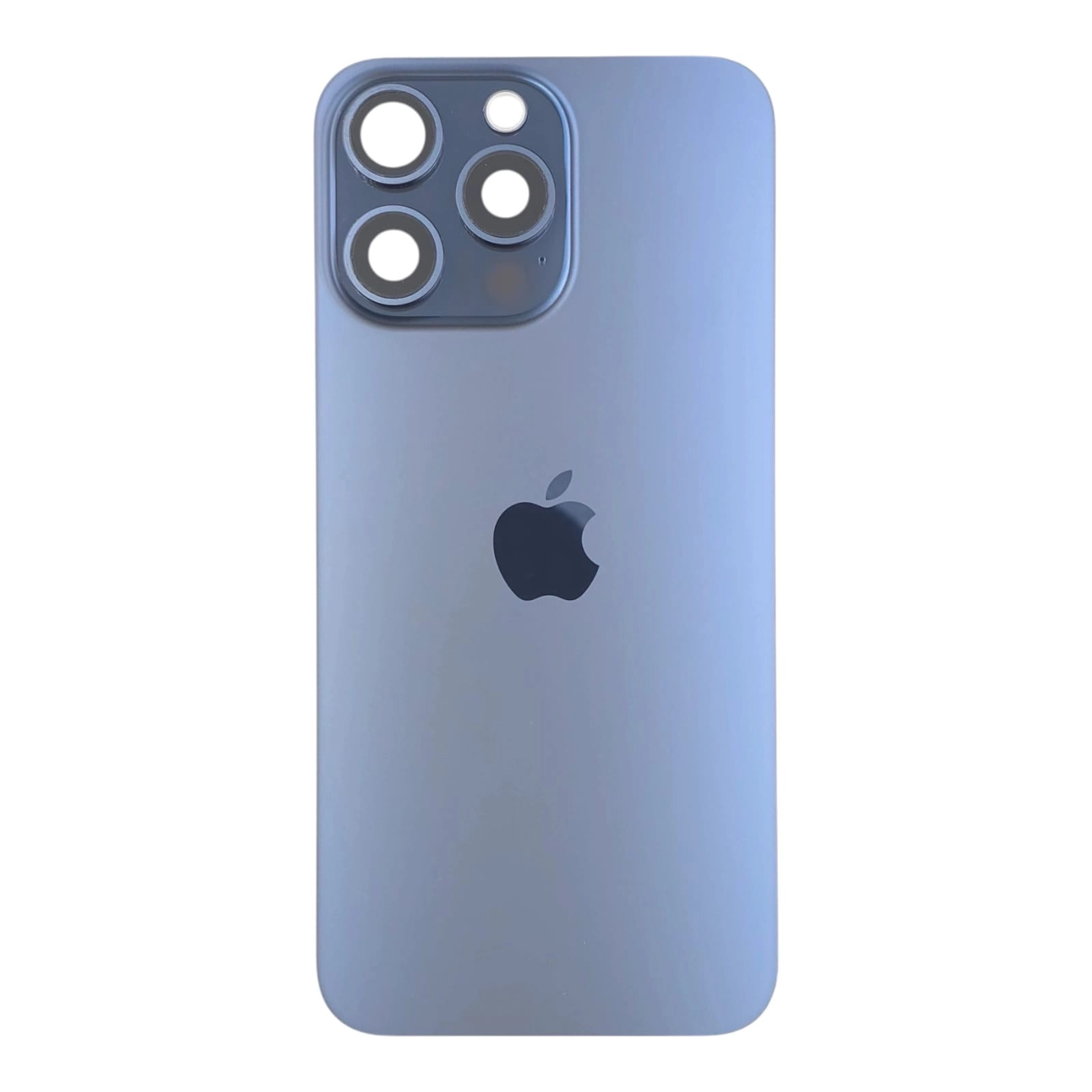 glass back iphone 15 Pro Max Blue