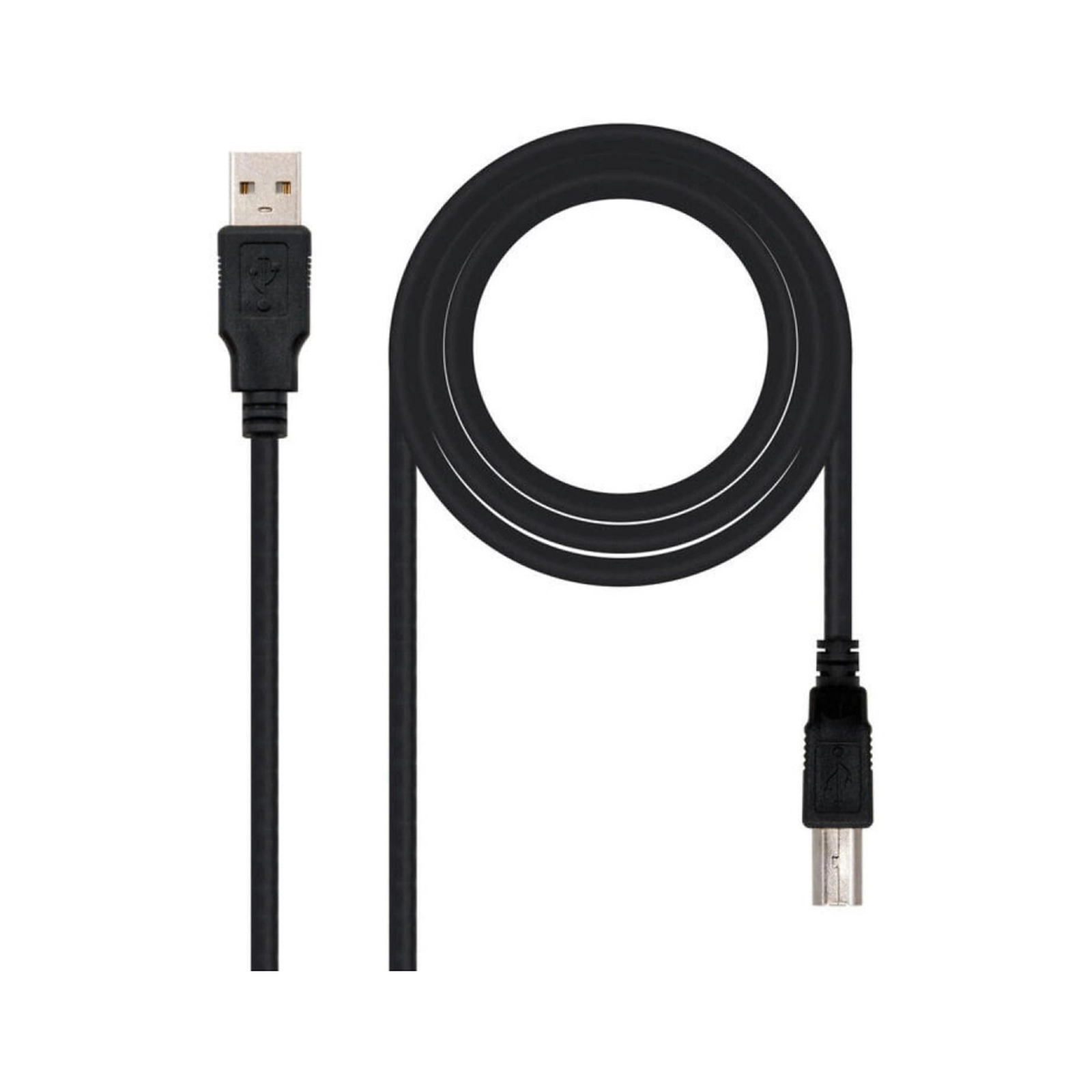 Unno Cable USB Printer 1.8m / 6ft - CB4006BK