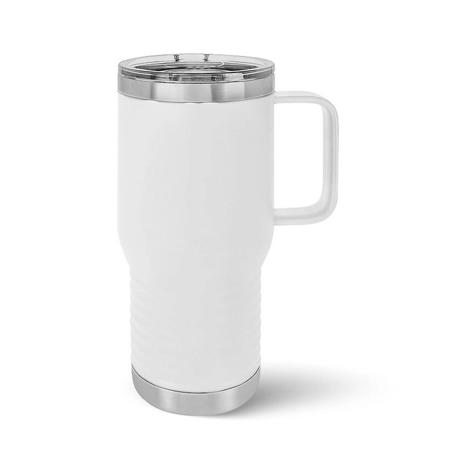 Tumbler Mug 20oz White Top Handle Tumbler