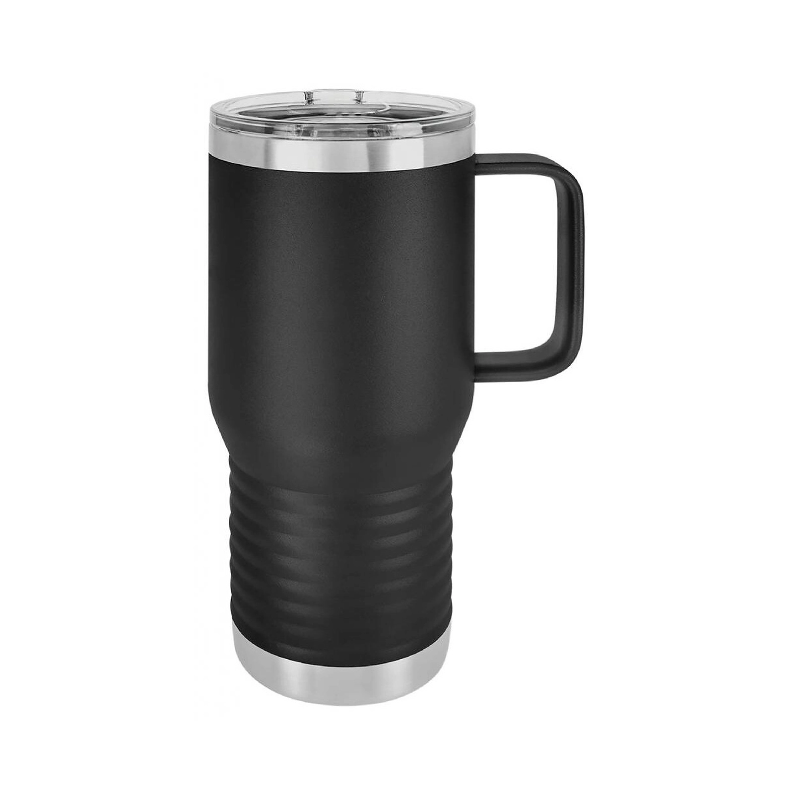 Tumbler Mug 20oz Black Top Handle Tumbler