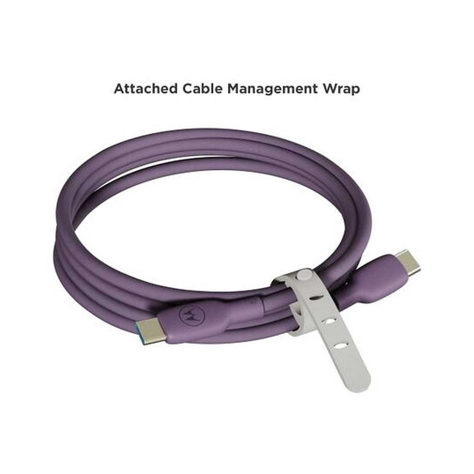 Motorola turboPower Silicone 5A Purple USB C to C 2.0m 6.6f