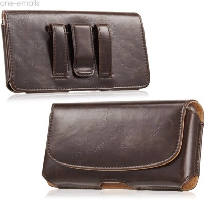 Brown Laying Phone Pouch