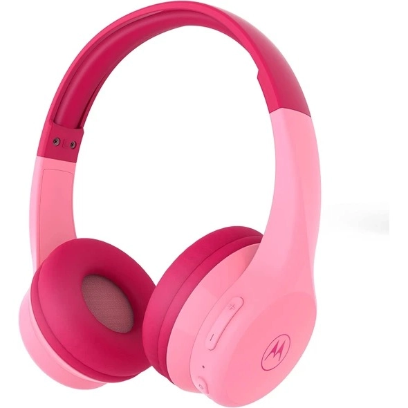 Motorola JR300BT Kids On-Ear Headphones - Pink
