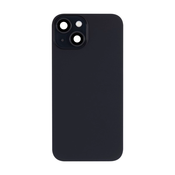 glass back iphone 15 Black