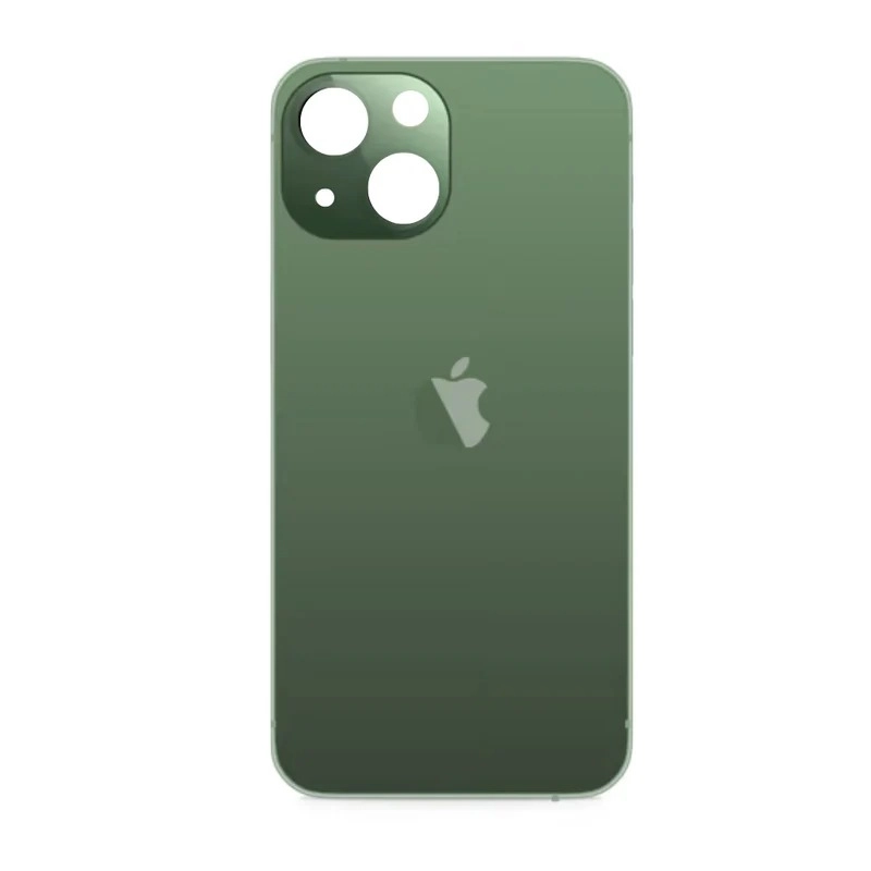 glass back iphone 13 Green