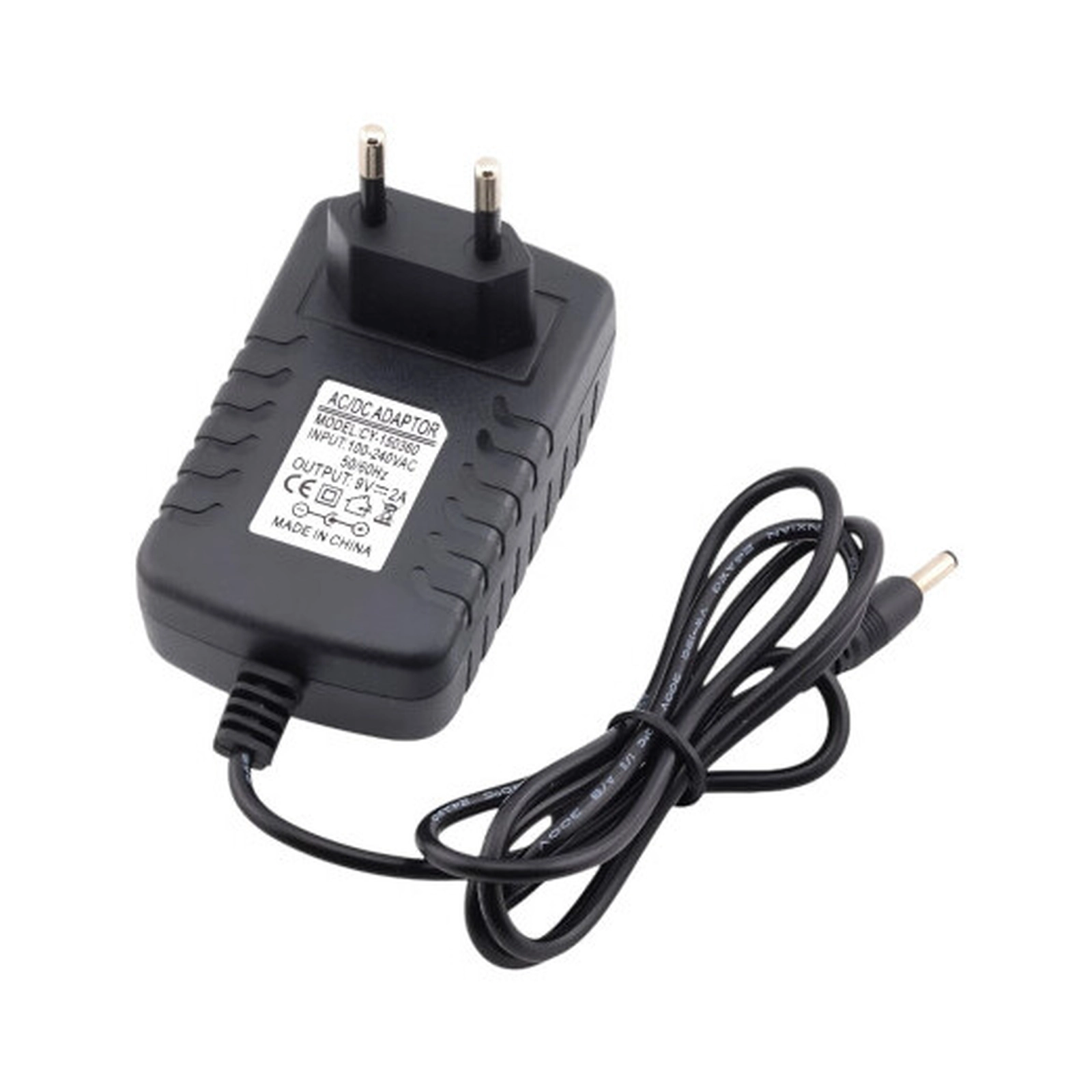 Power Adapter wall charge 9v/2a ac/dc - black