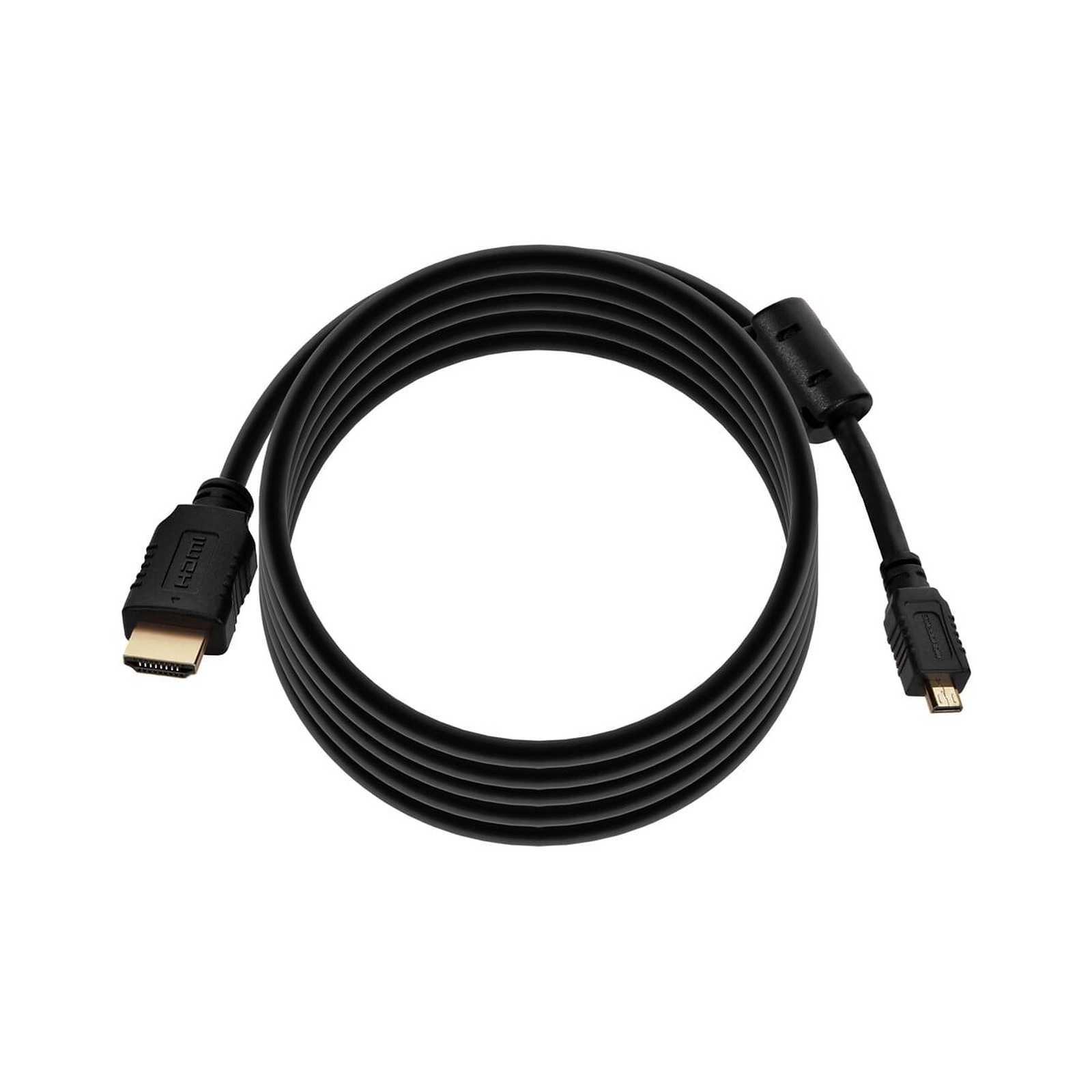 HDMI to Micro HDMI 6ft- high speed w/ ethernet cable - black