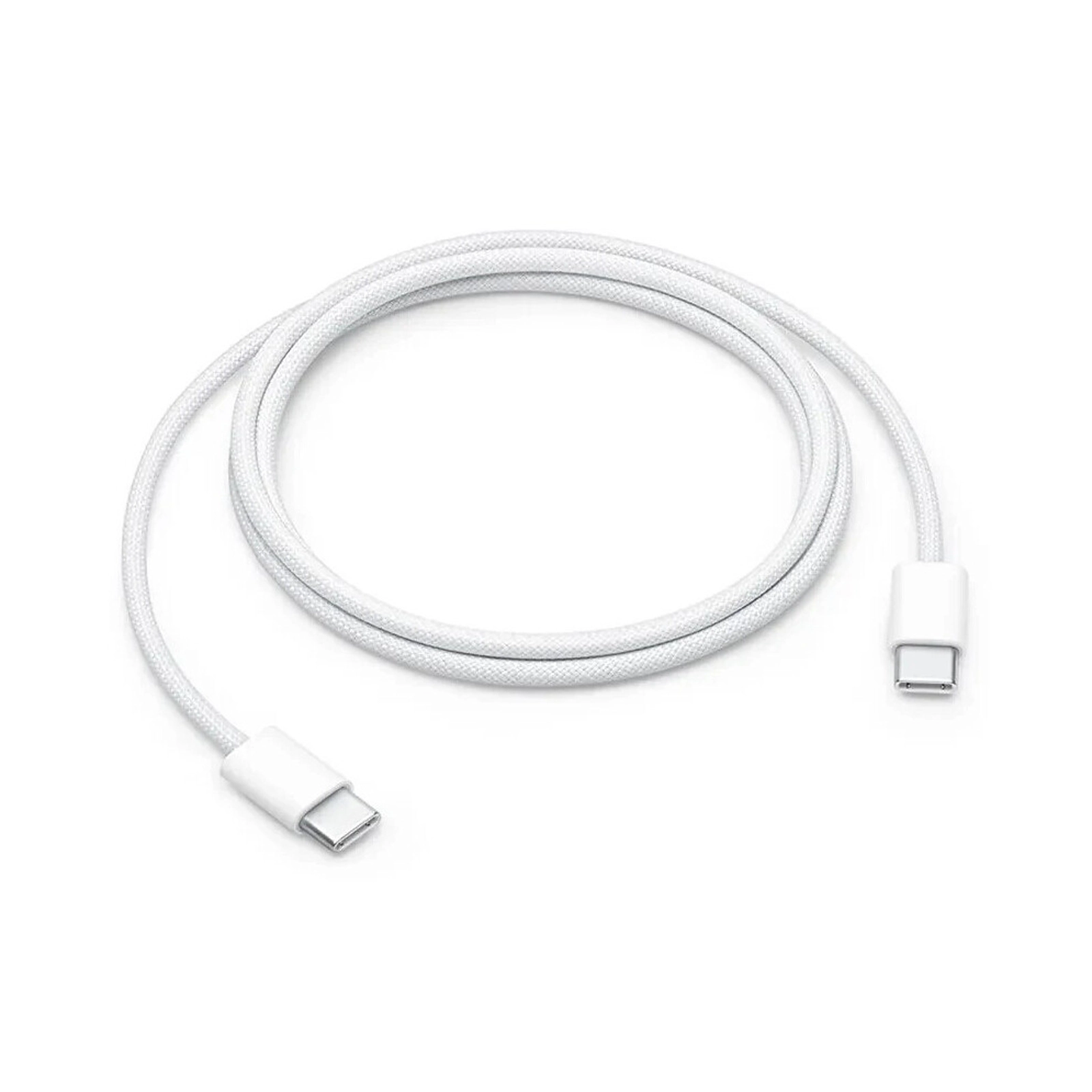Apple 60W USB-C to USB-C ORIGINAL braided charge cable (1M.3.3 ft) A2795 - white