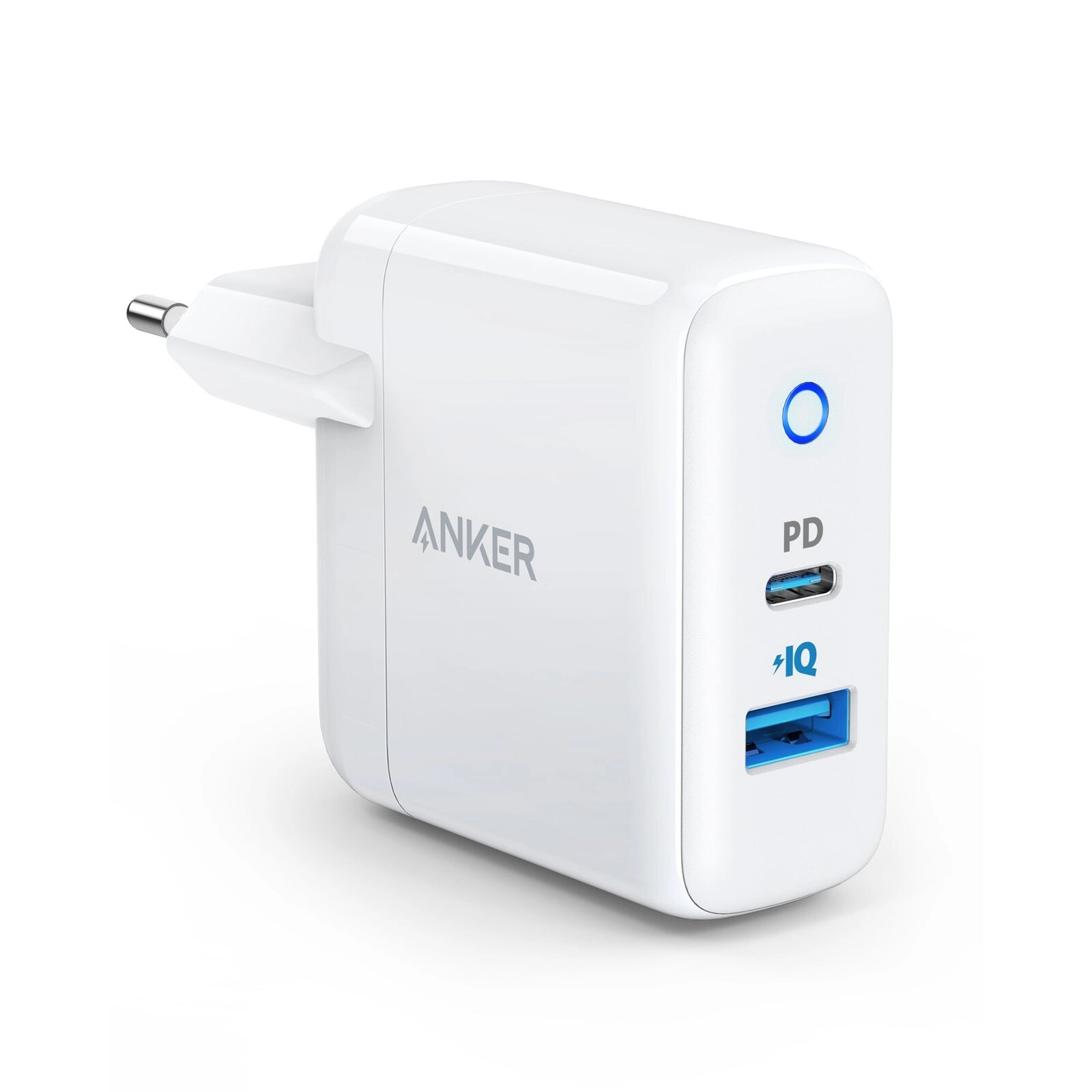 Anker PowerPort 32w Dualport Adapter USB-C and USB-A