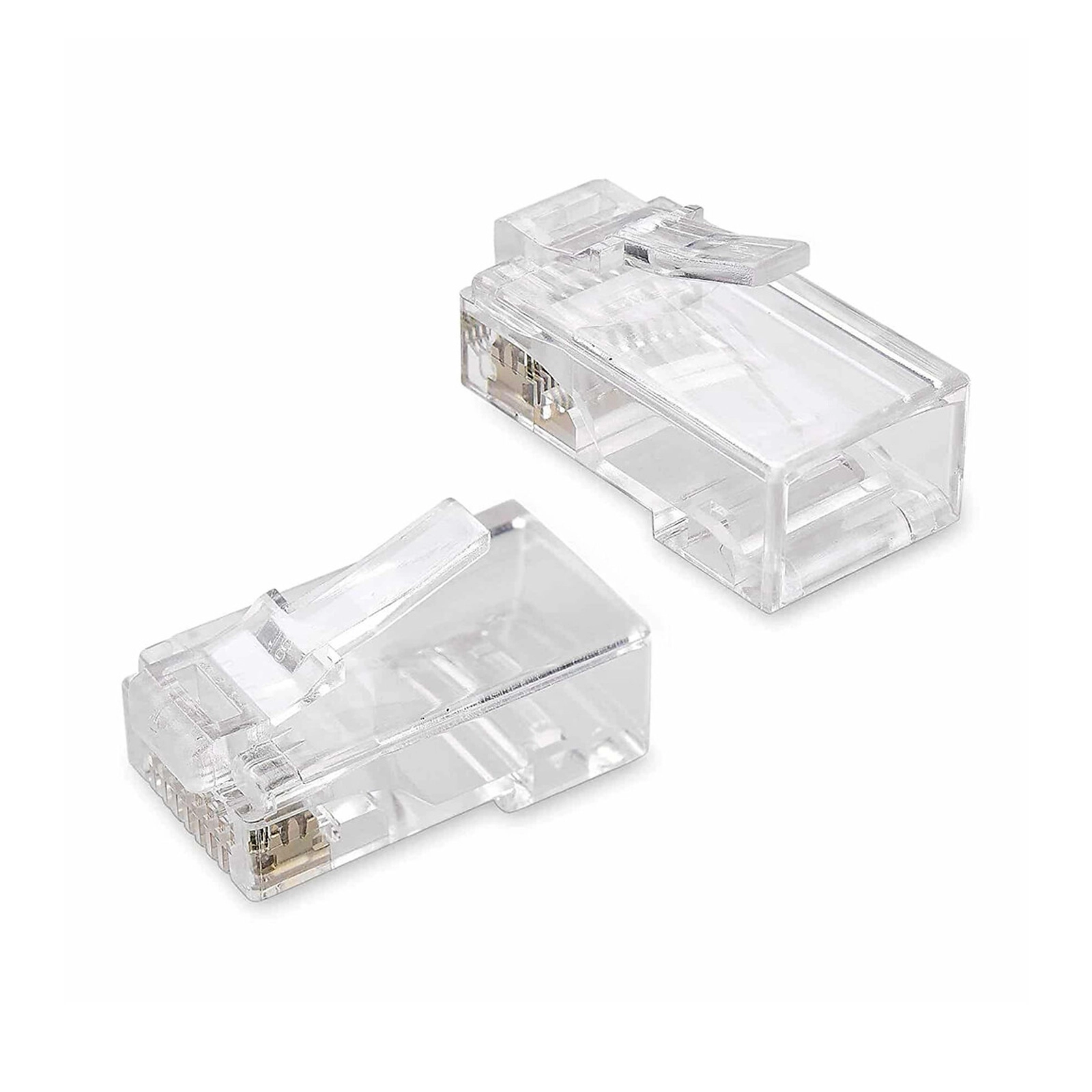 Unno CAT6 RJ45 - AD3099WT Ethernet connectors economy pack 100 pieces
