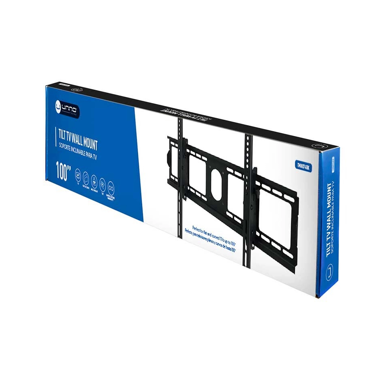 Unno Tilt TV wall mount 100'' TM8074BK