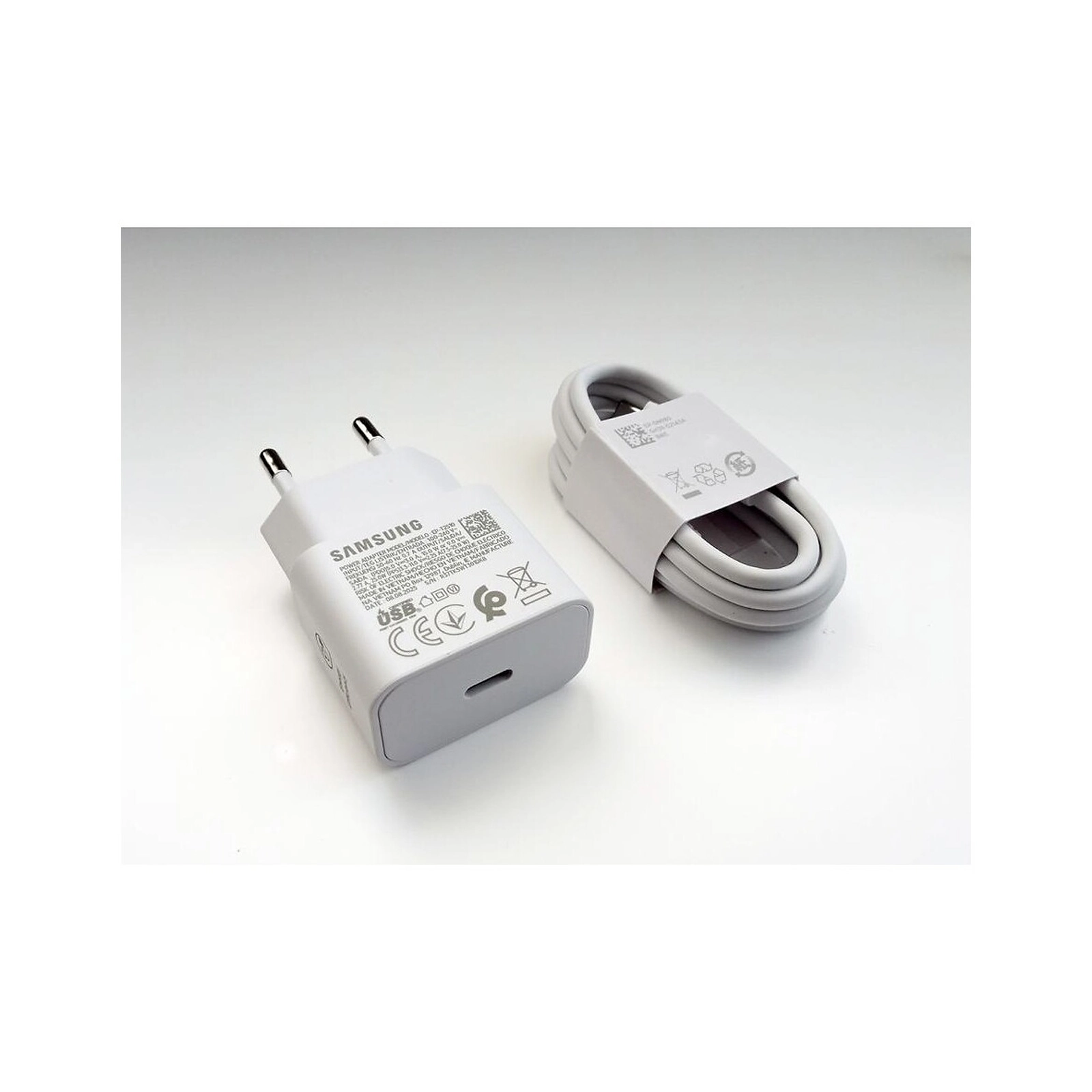 Original Samsung Type C 25w Adapter With Cable