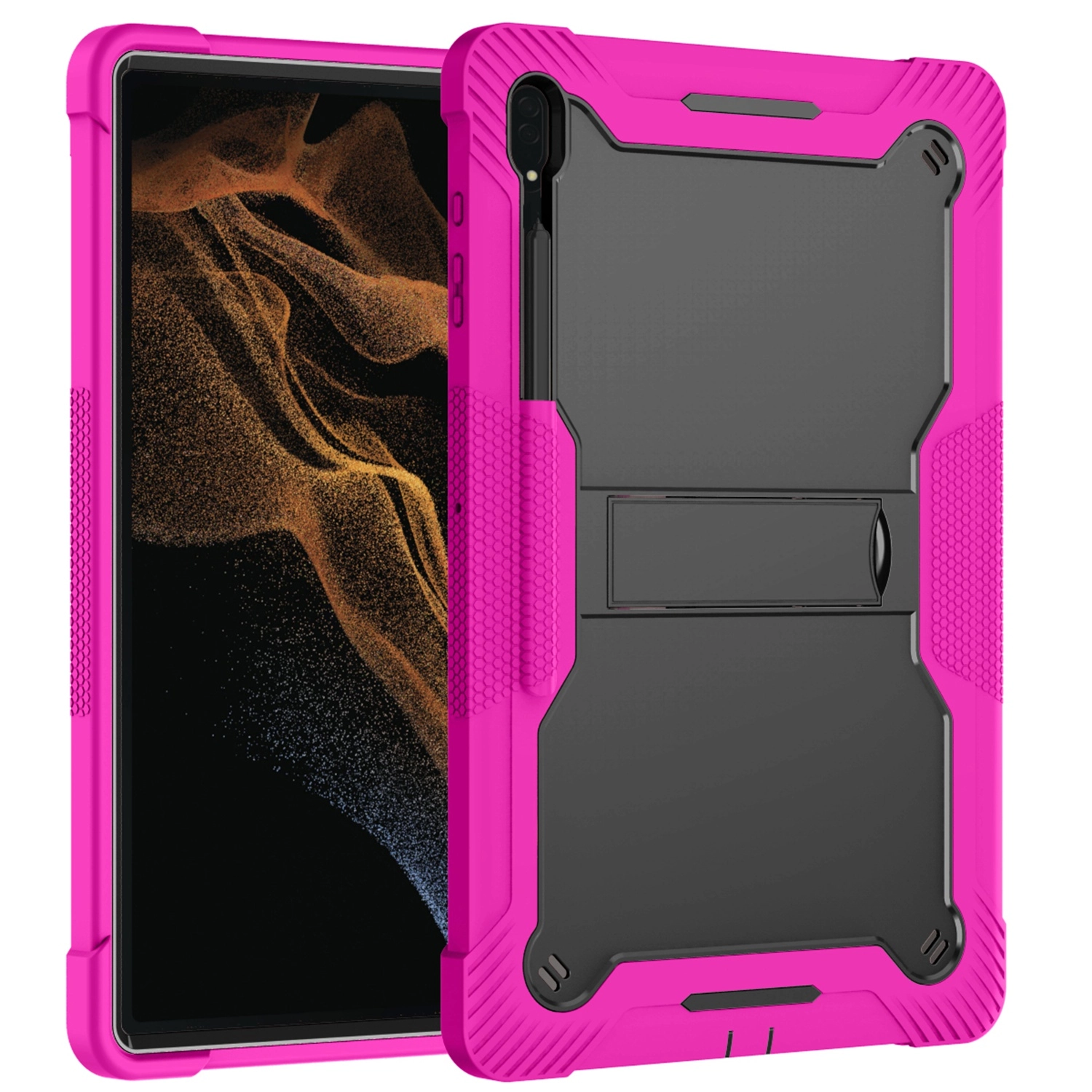 Case For Samsung Galaxy Tab S9 / S9FE / S10FE (QBTBTF-TabS9-Hpnk)