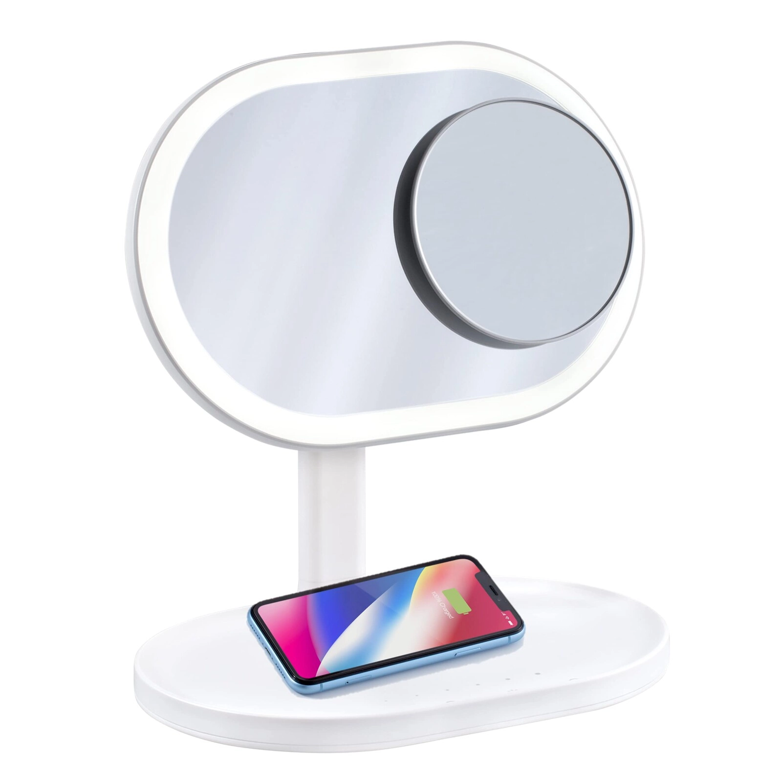 Unno Mirror DivaGlow with Speaker & Wireless Charger - SP9229GY