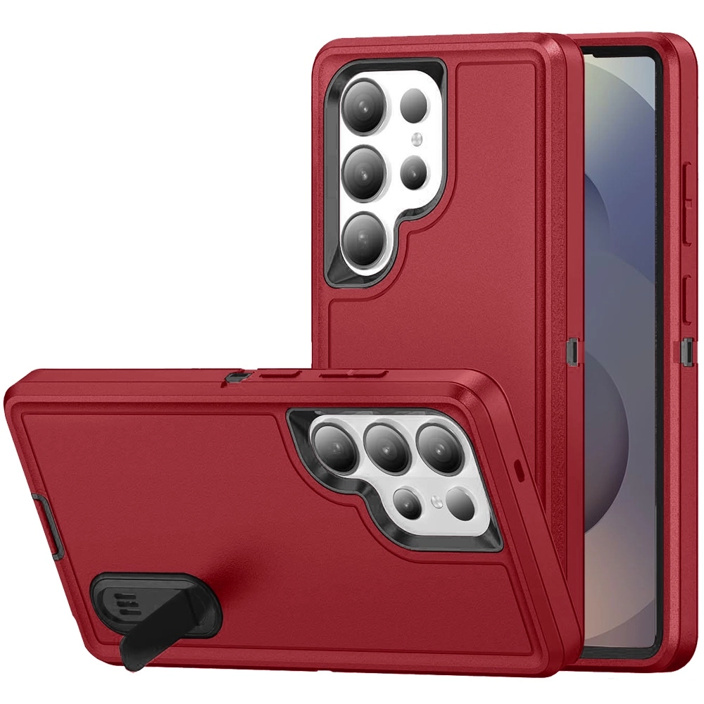 Case For Samsung S26 Ultra (QBPEAK-ULTs26-BKRed)