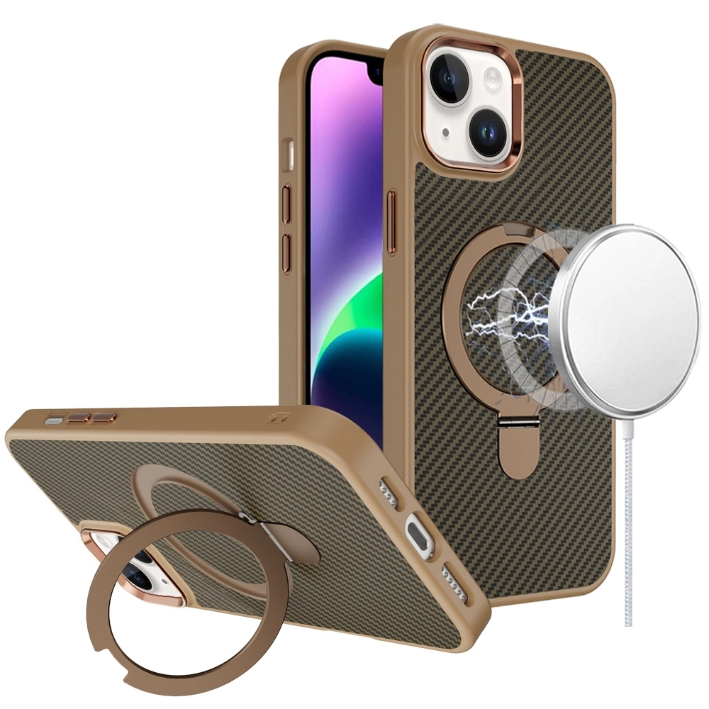 case For iPhone 13/14 (MGCRBN-ip14-Brn)
