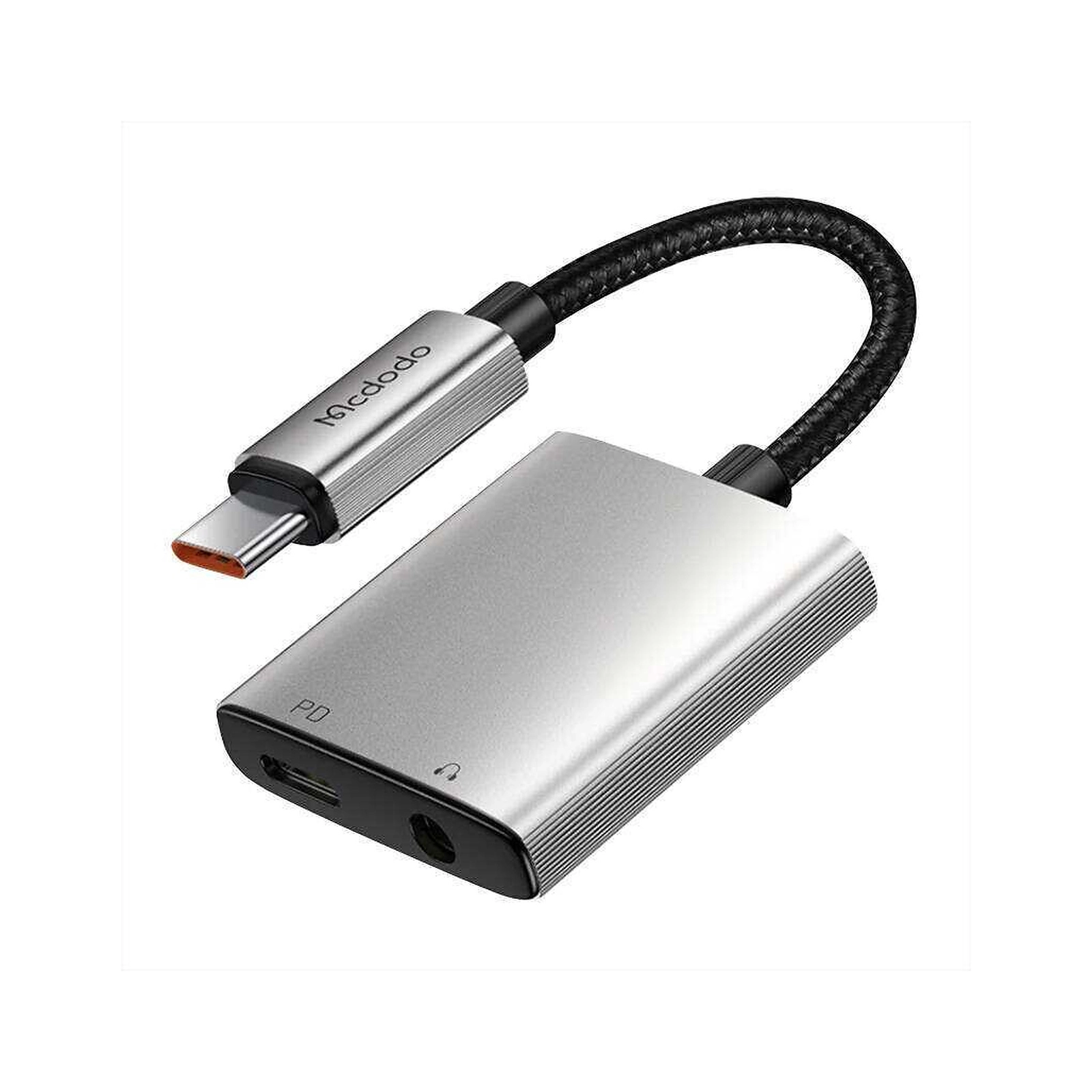 ESEEKGO ES-15C 2 In 1 60W Type-C to TypeC+3.5mm Audio Adapter