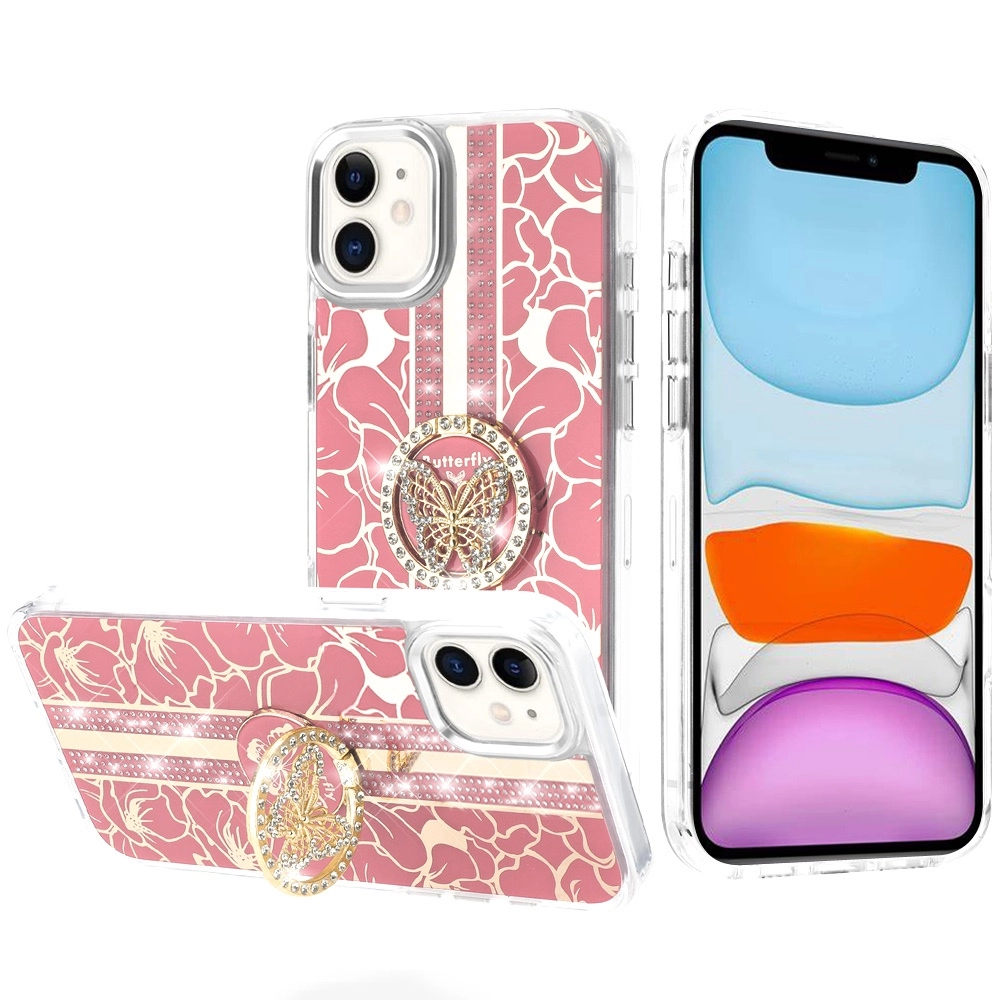 Case For iPhone 11 (QBSPLNDXFLR-iP11-LPnk)