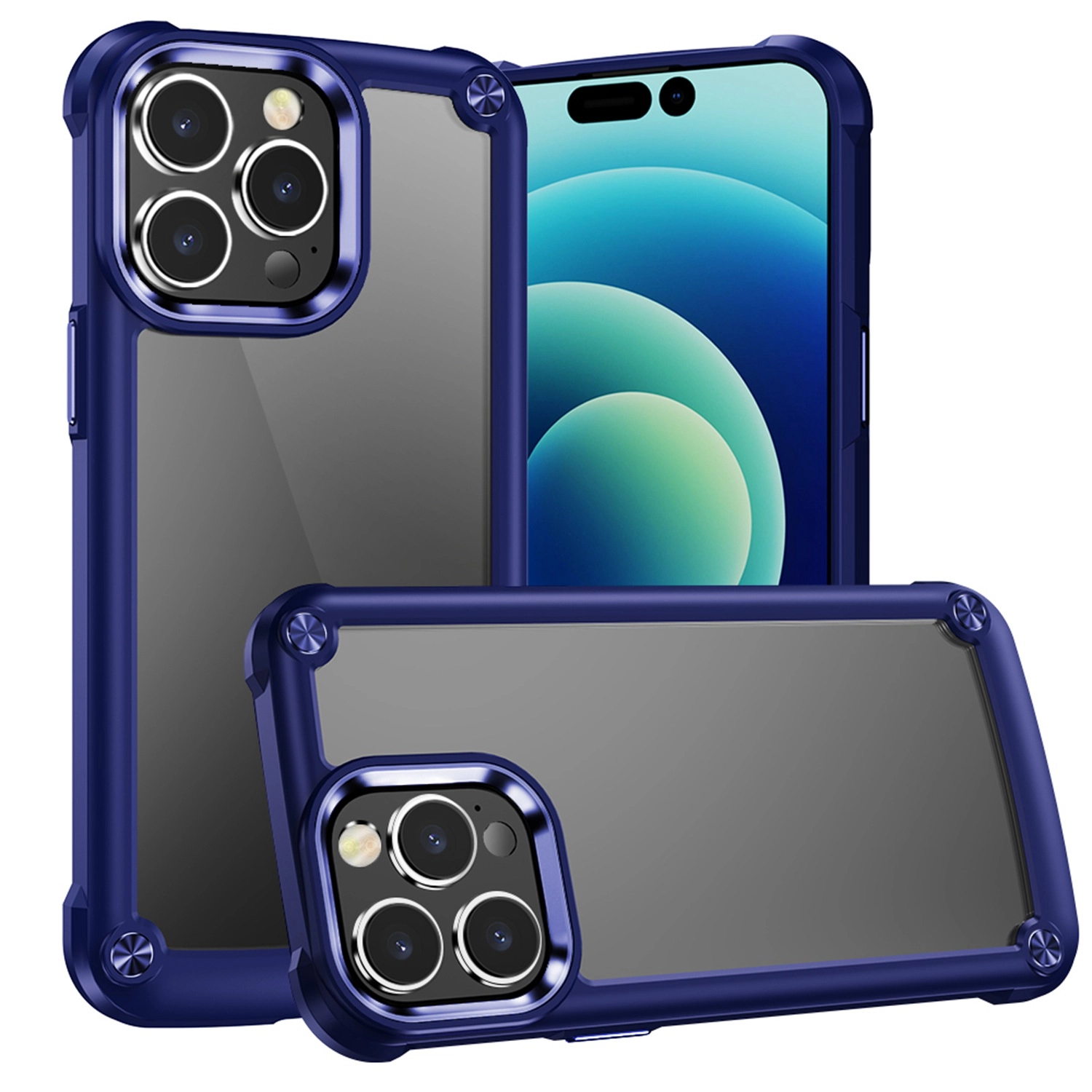 Case For iPhone 7/8 plus (QBCASEX-iP8Plus-Blue)