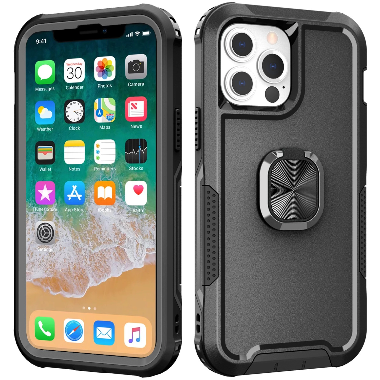 Case For iPhone 8/7 plus (QBSUPR-iP8Plus-BK)